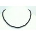 Single Line natural Blue Sunstone Gemstone 6MM Beads String Necklace 18.5' B47